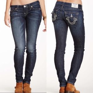 True Religion Natural Chain Flap Pocket Skinny